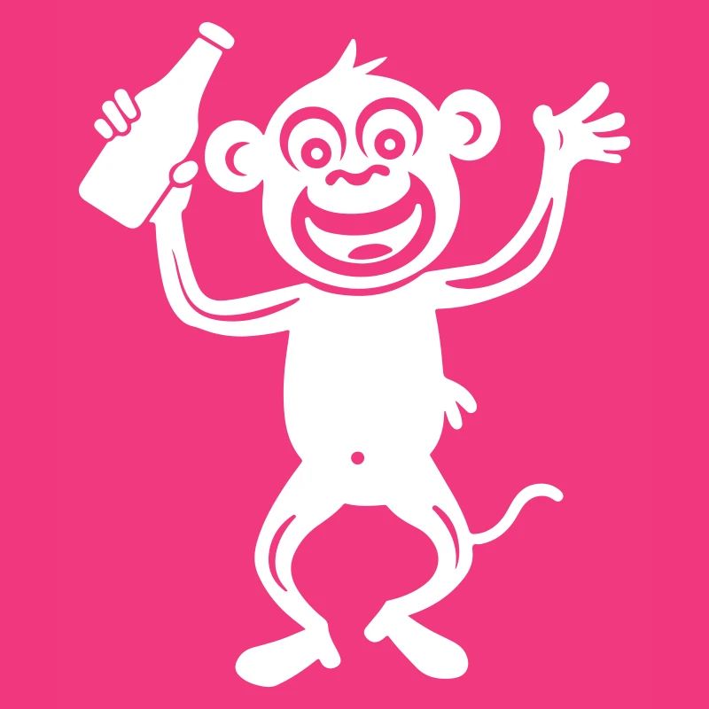 Affe Bierflasche