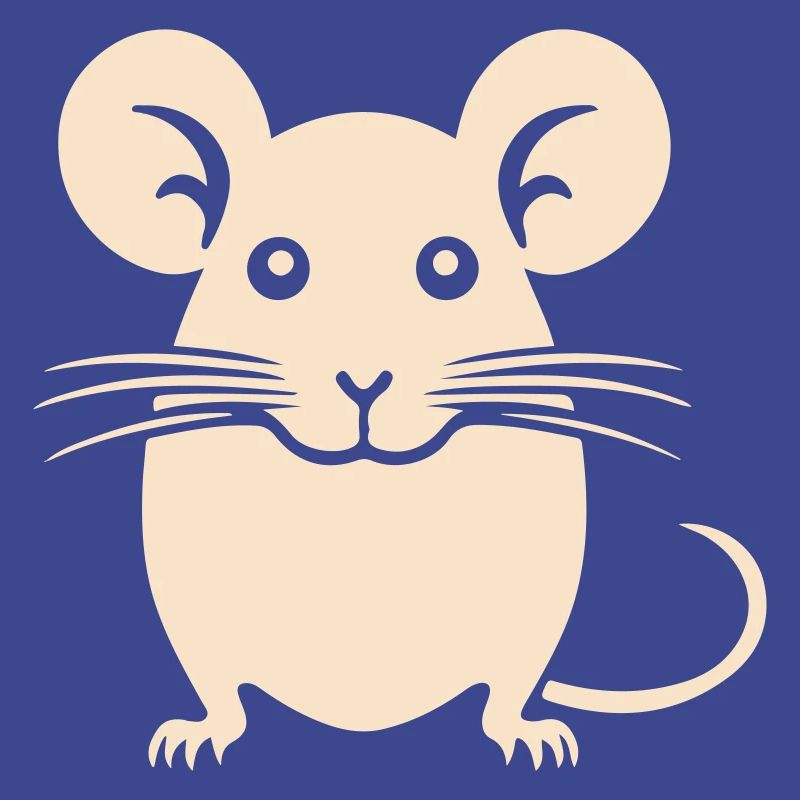 Cheerful Mouse Illustration