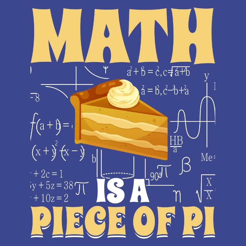 Funny Math Gift Math is a piece of pi