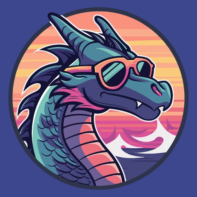 Drache Cool Comic