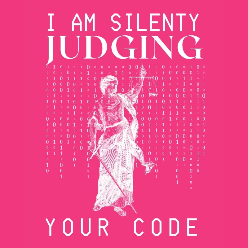 I am silently judging your Code - Programmierer