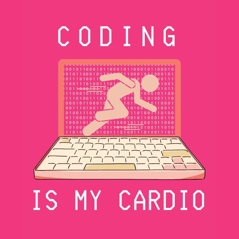 Coding is my cardio shirt for software developers
