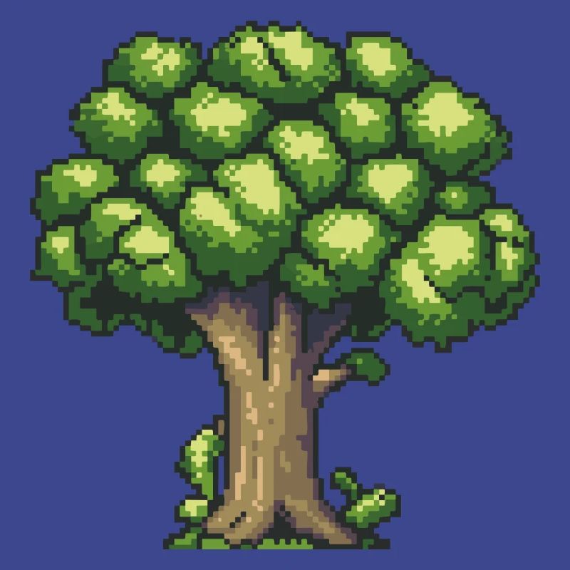 Broccoli Pixel Icon