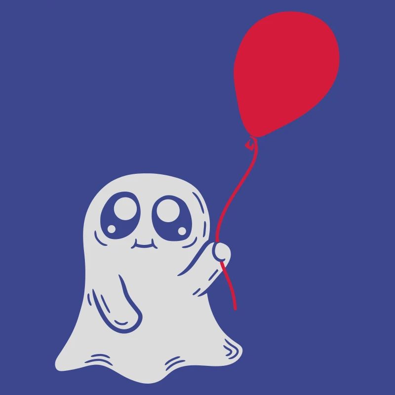 Luftballon Geist Comic Design