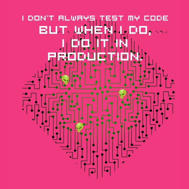test code nerd joke spruch pc programmierer geek i