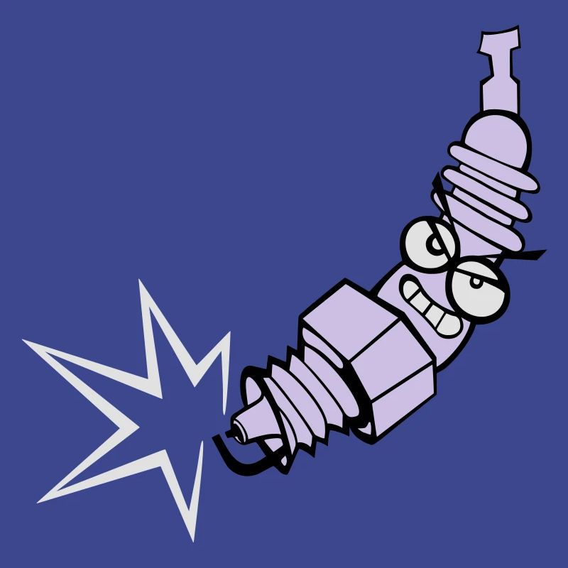 Spark plug with color changing function