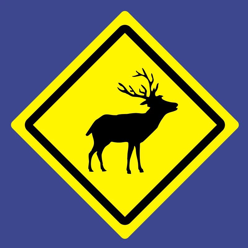 deer roadsign