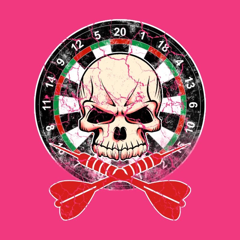 Fléchettes de fléchettes cadeau fléchettes flèche de lance crâne