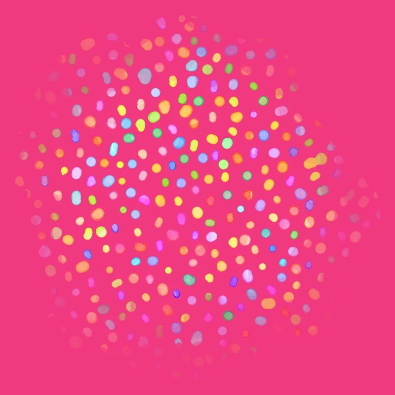 Watercolor Confetti Splash Pattern
