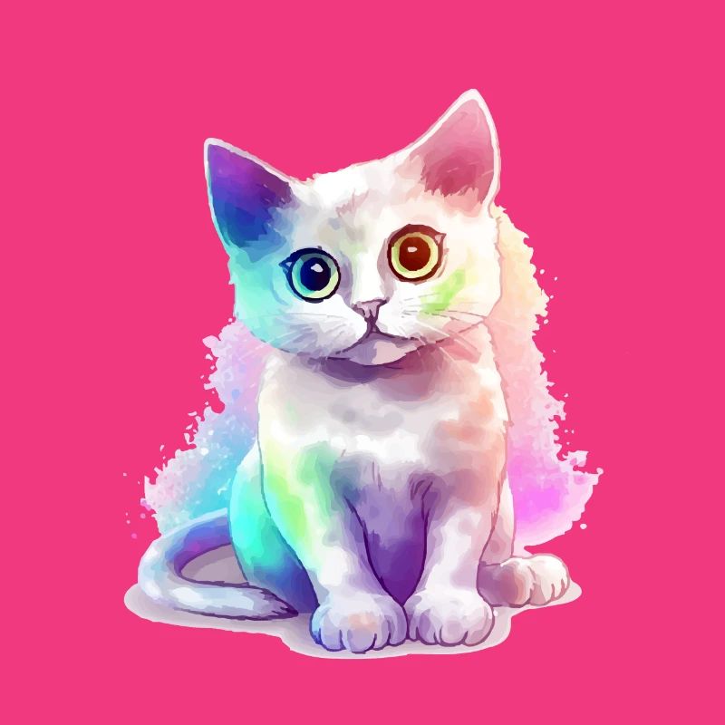 Minibi le chaton multicolore