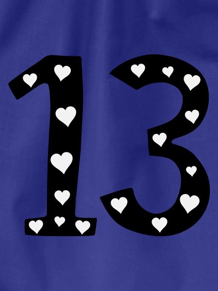 13 birthday with heart