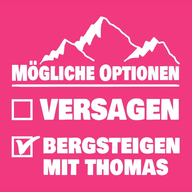 Bergsteigen mit thomas oder versagen