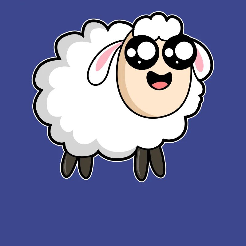 Sheep comic cartoon