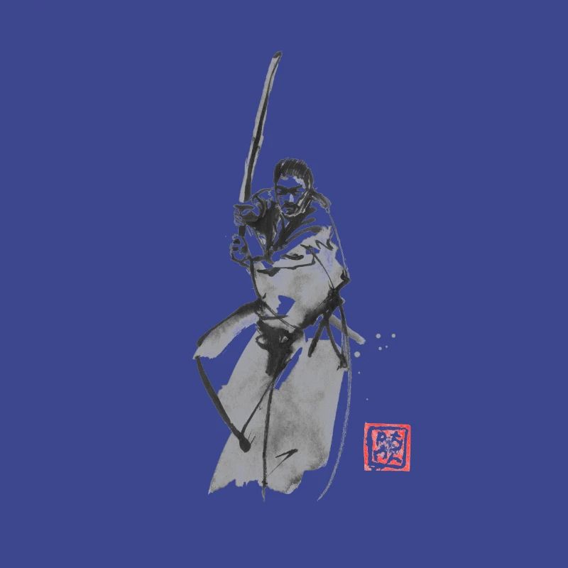 Samurai bewaffnet