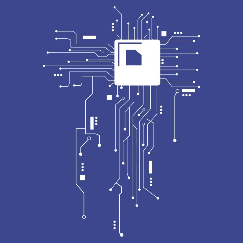 Circuit Board Computer CPU Core Chip Electronics