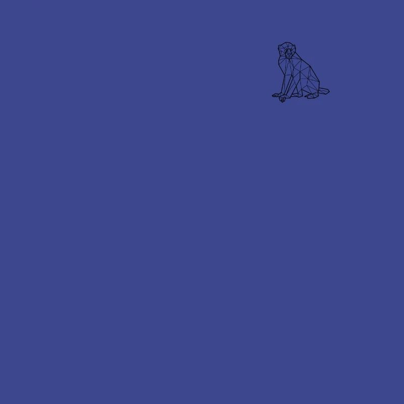 Polygon Monkey Funny Minimalism Geometry -