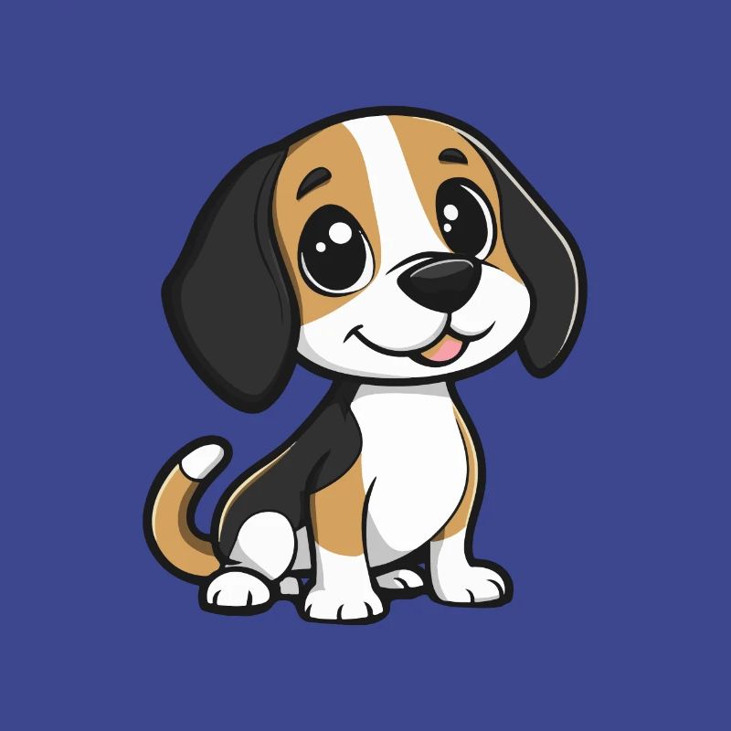 Beagle Hund Comic Niedlich
