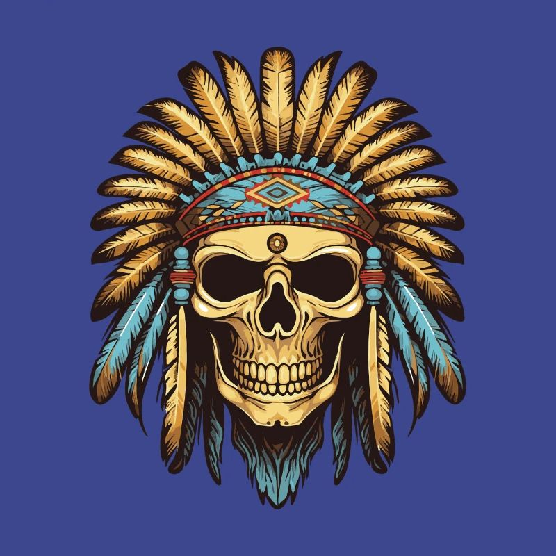 Crâne de chef indien Apache