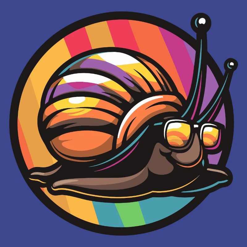 Schnecke Cool Comic