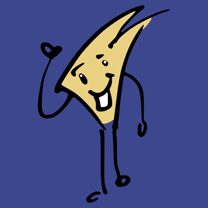 Coole schlichte Comig-Figur
