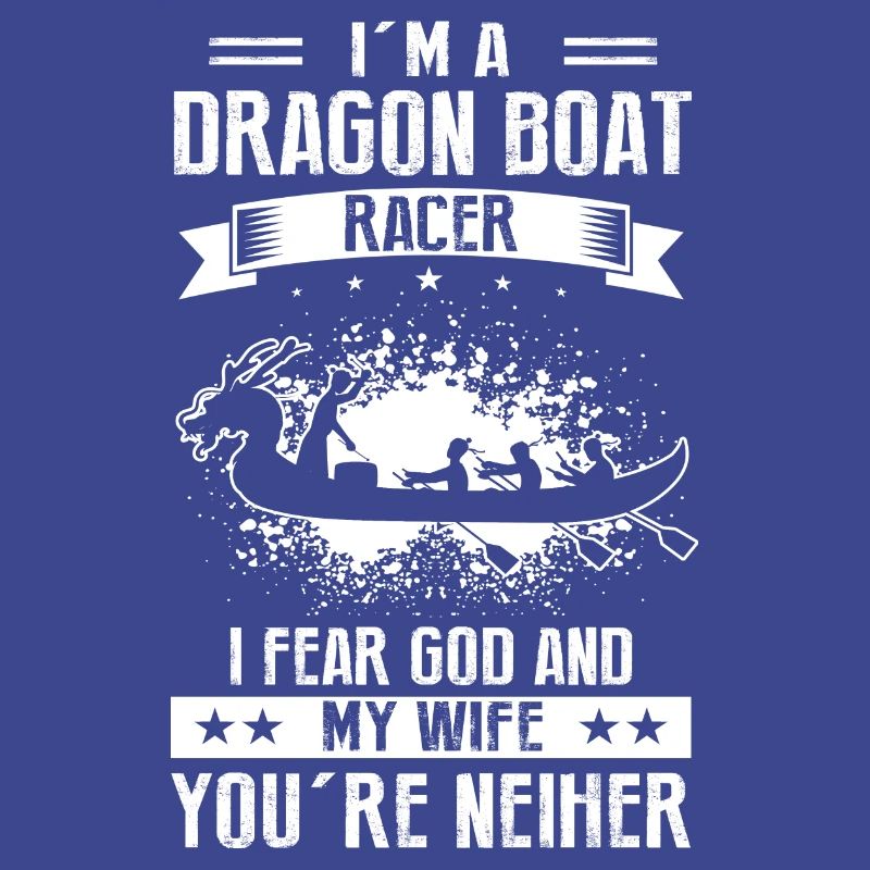 Drachenboot und Drachenboot Crew