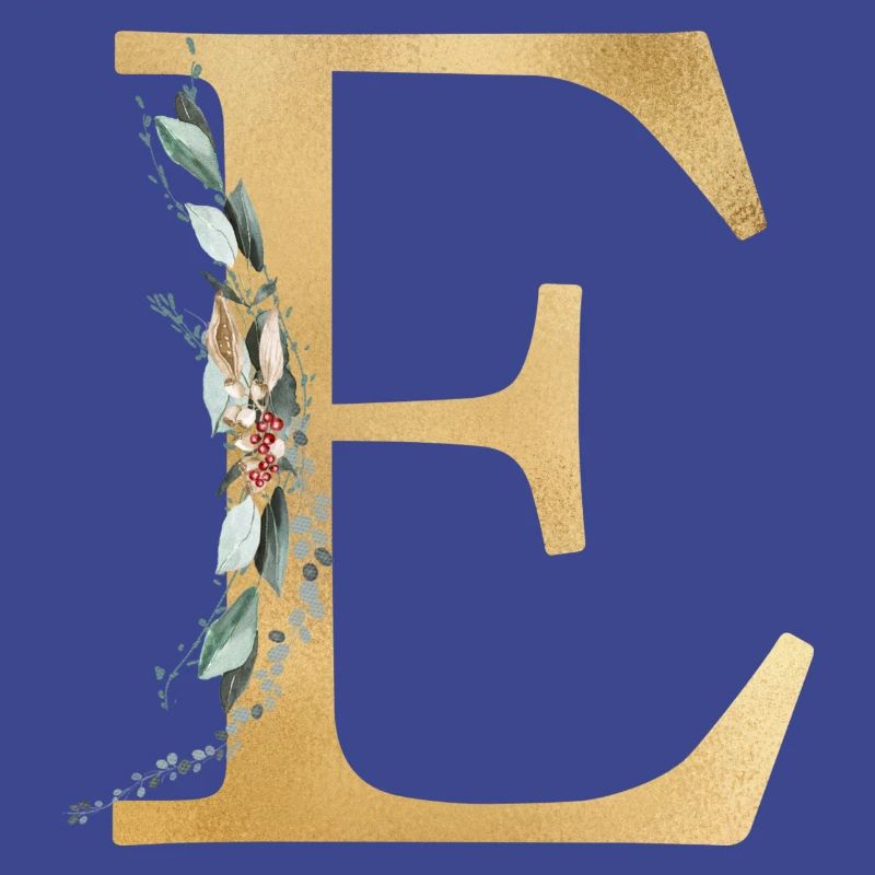 Customizable Monogram E