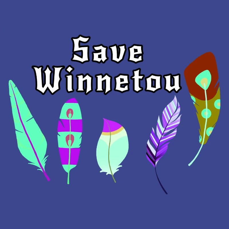 Save Winnetou,Winnetou,Federn,Illustration