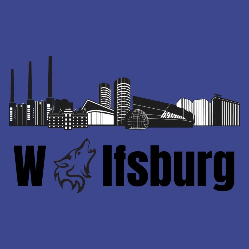 Wolfsburg Fanartikel Wolfsburg Skyline Wölfe Wolf