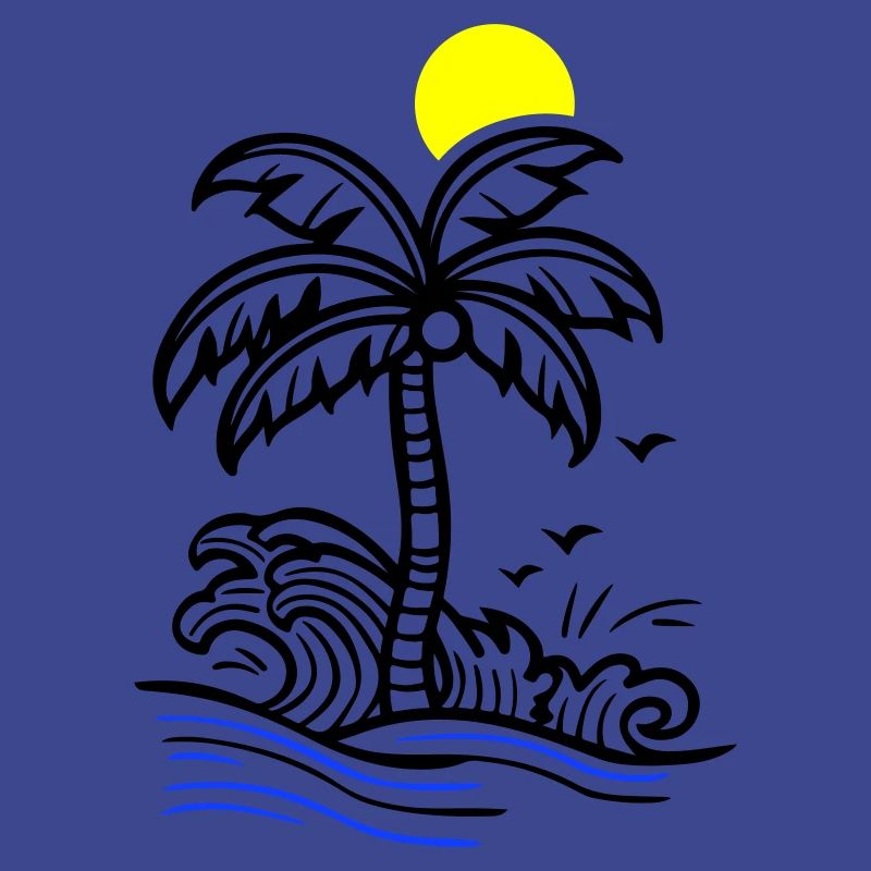 Palm Tree Holidays Beach Summer
