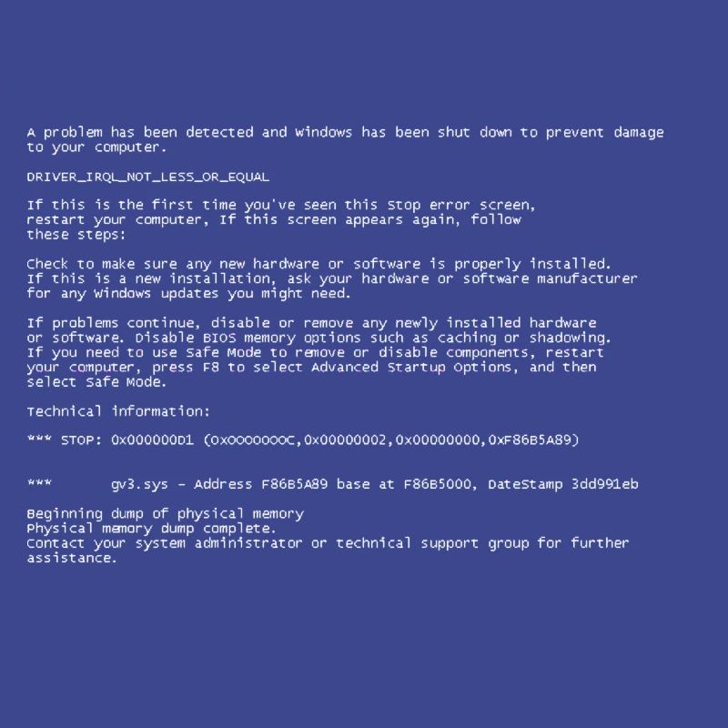 Blue Screen