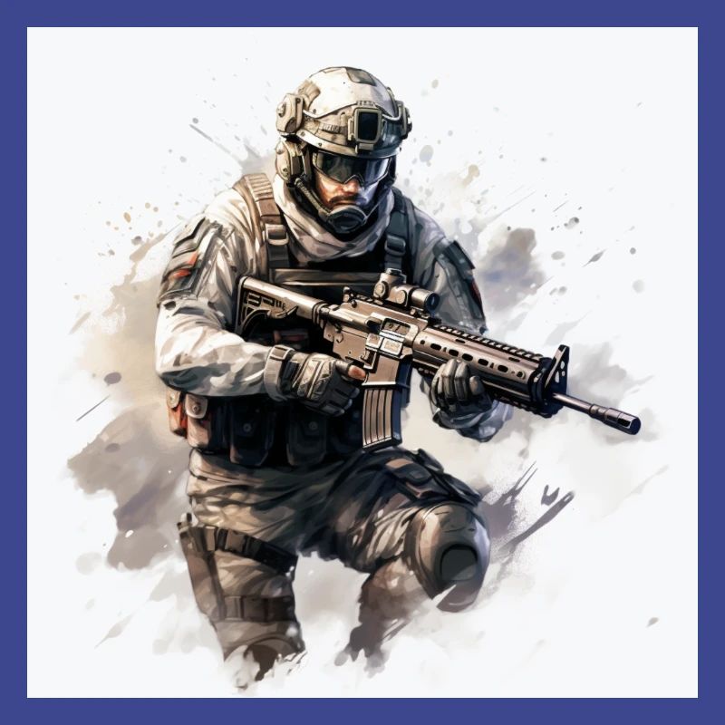 COD gaming art shooter