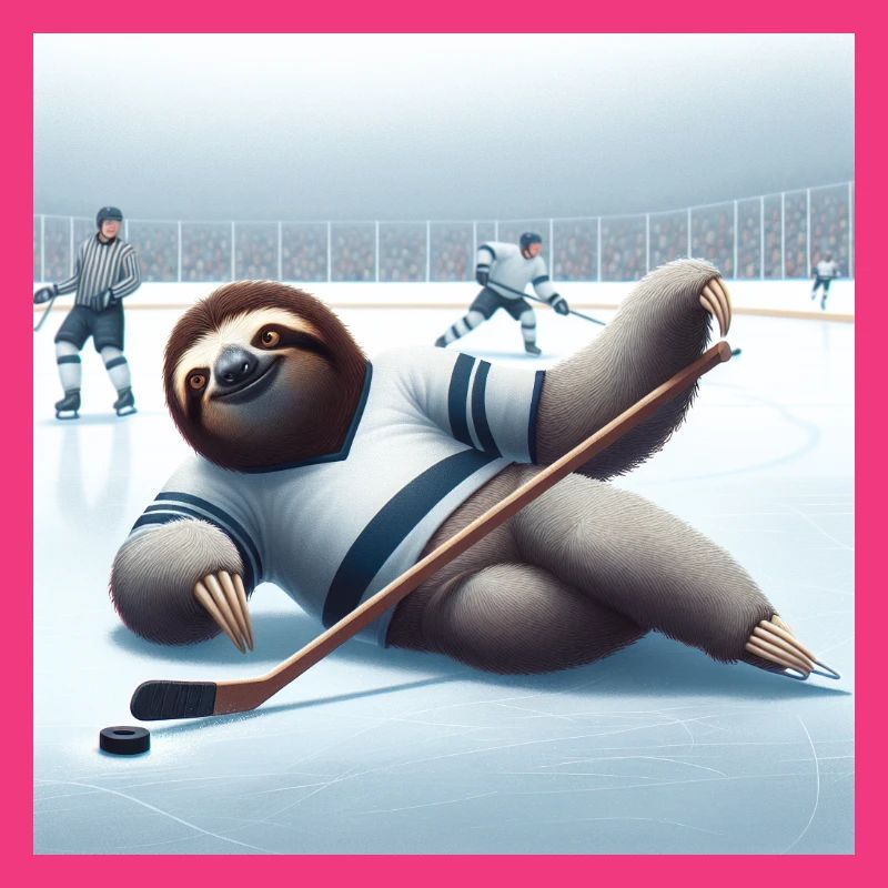 Sloth Wanderer Eishockey