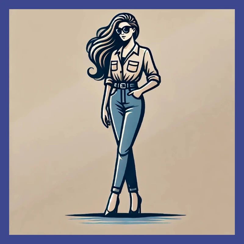 Selbstbewusster Chic