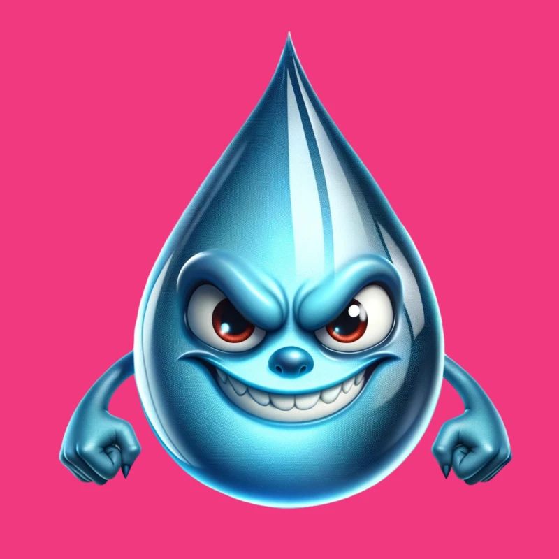 Böser Wassertropfen