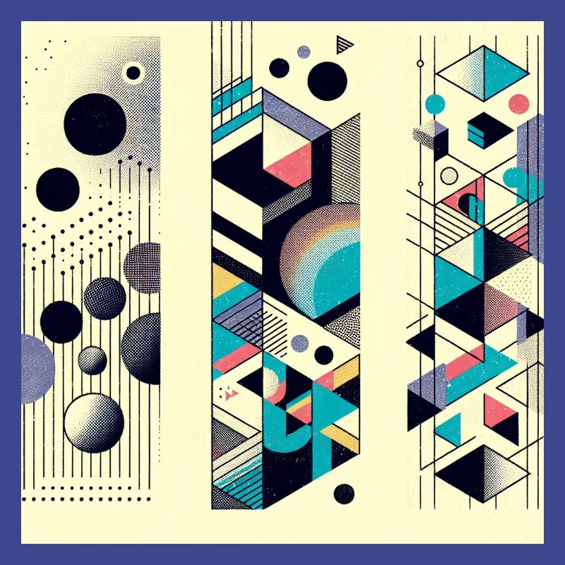 Geometrisches Triptychon