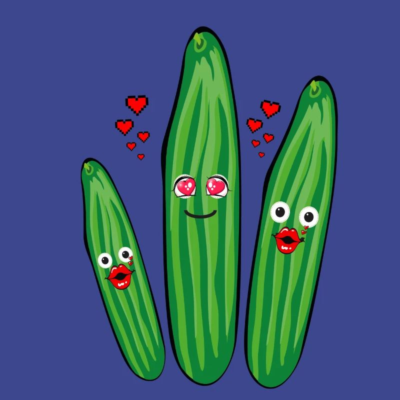 Trio de concombre,Concombre,Concombre,Concombre,Concombre,Concombre,Cœurs,Amour