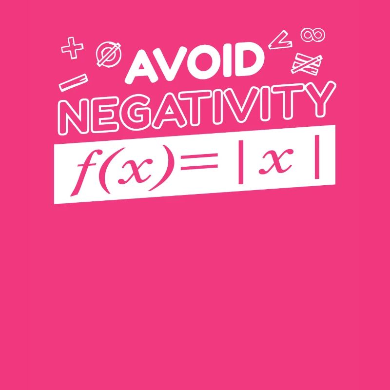 Math Teacher Avoid Negativity Math Equation