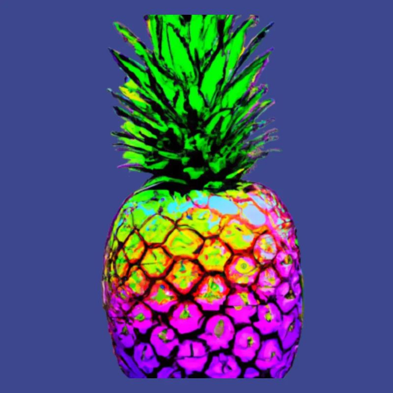Ananas bunt Geschenkidee
