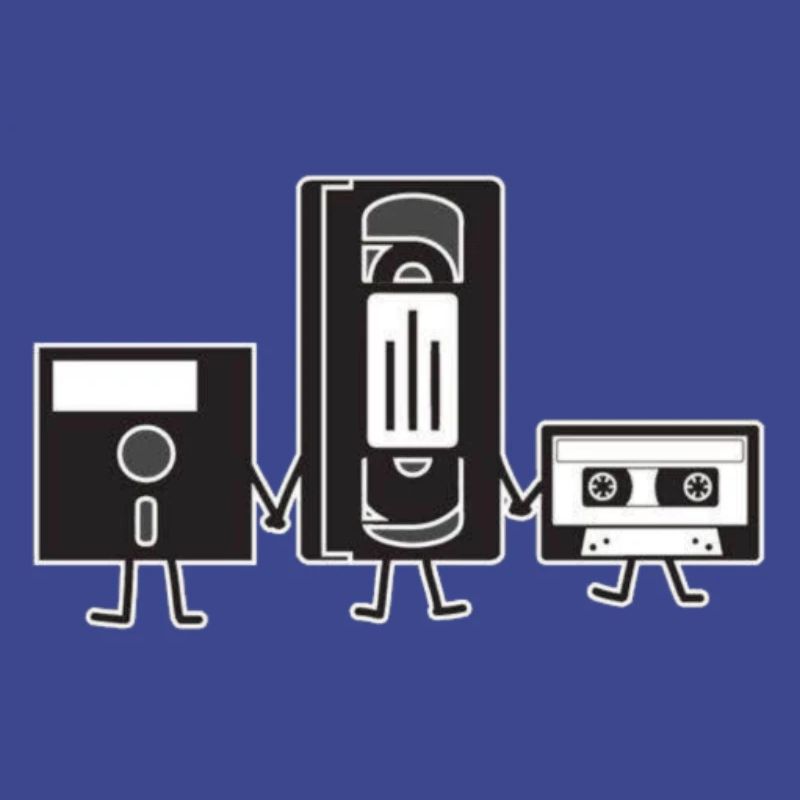 VHS floppy disk cartridge