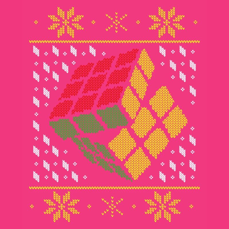 Rubik's Cube Pull Moche De Noël