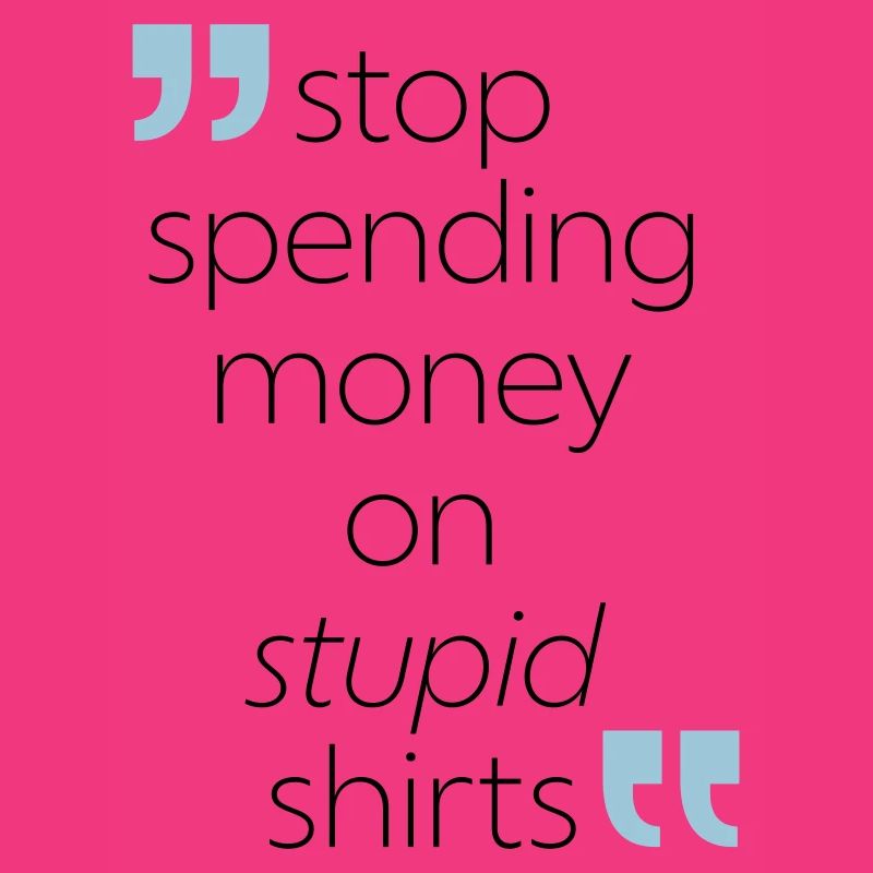 stop spending money