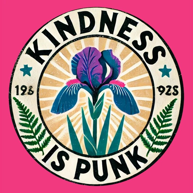 Kindness Is Punk Iris Patch