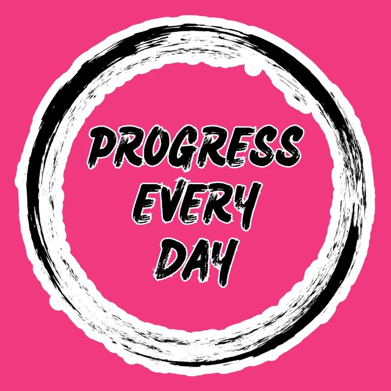 Progress Every Day Zen Circle