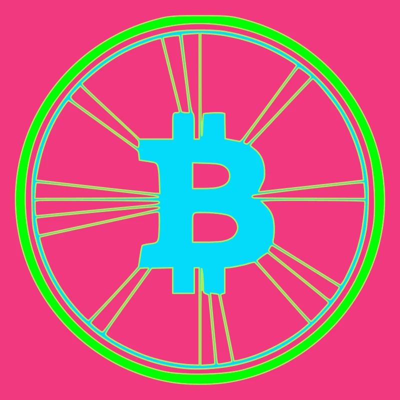Bitcoin Wireframe Speed Future Vector
