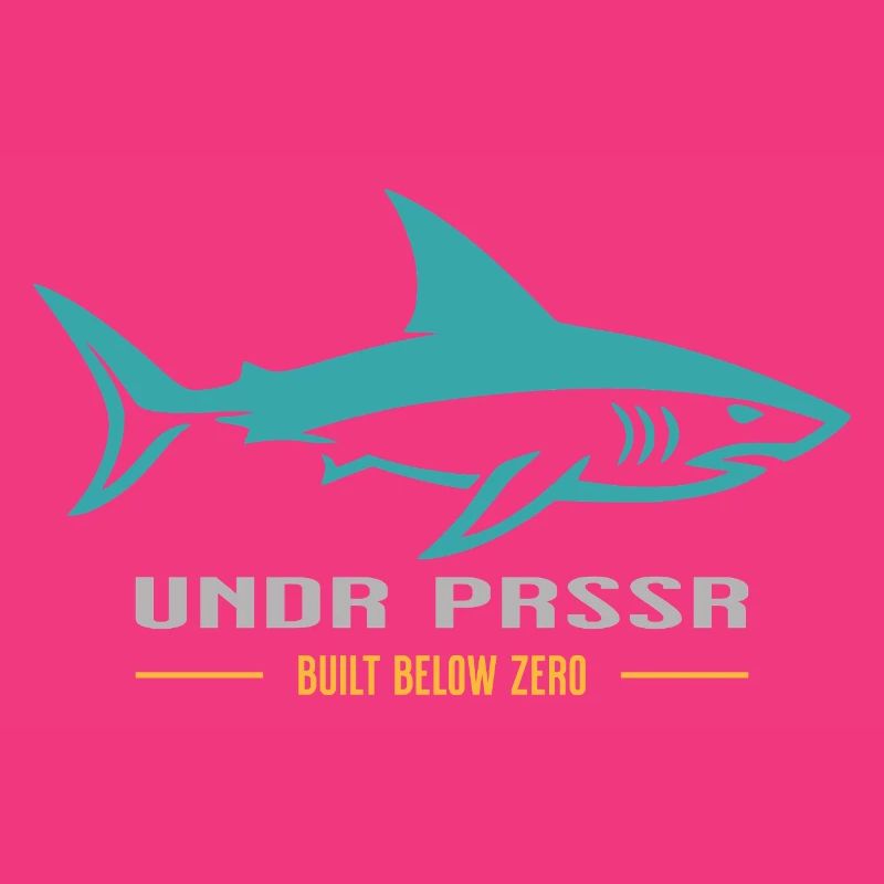 Requin UNDR PRSSR Plongeur Plongeur Construit en dessous de zéro