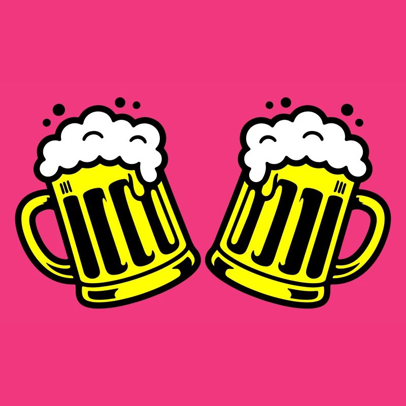 Bier Bierkrug Prost Comic