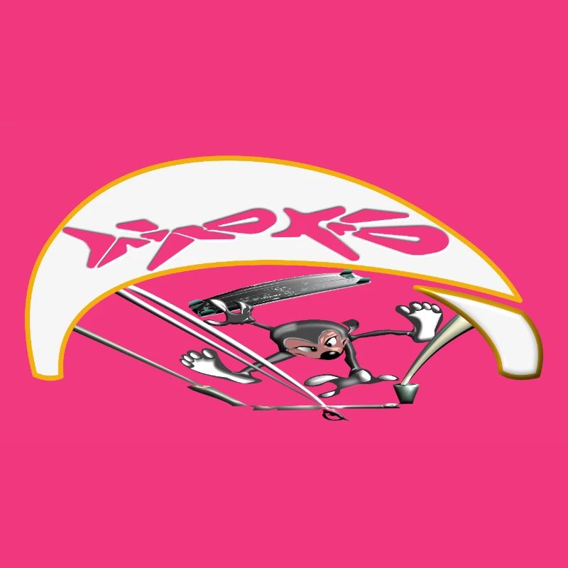 Active kiter with dynamic trajectory