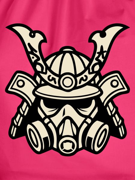 Cyber Samurai Gasmaske Logo