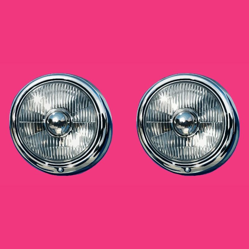 Double Headlight Reflections