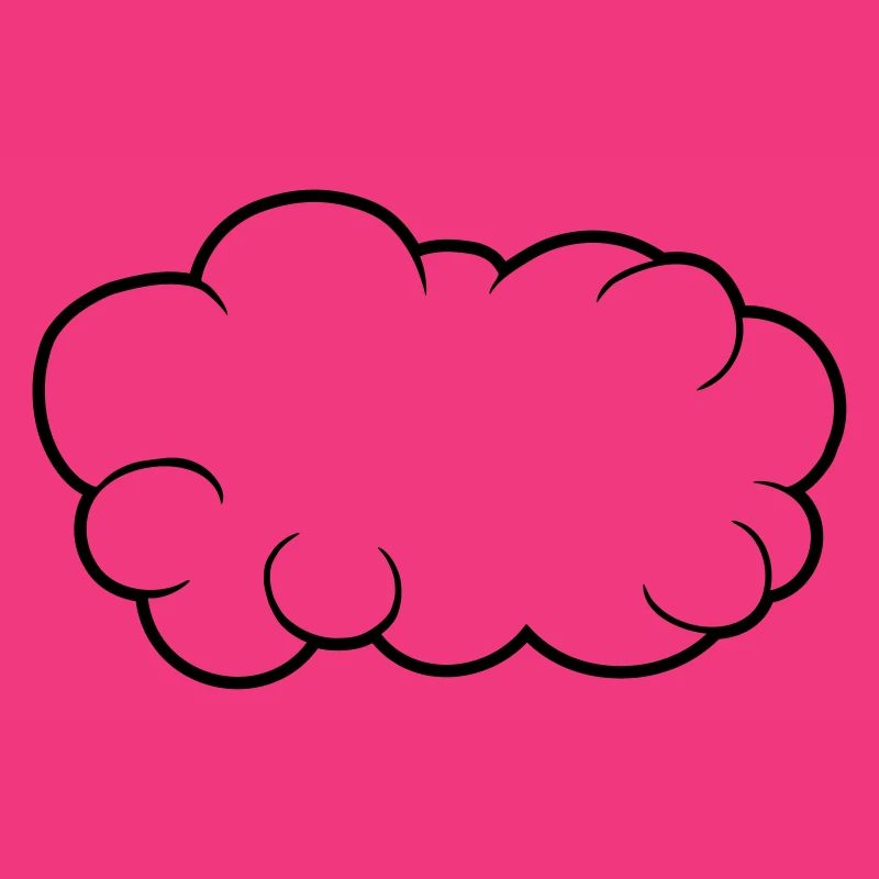 Speech Bubble Cloud Design